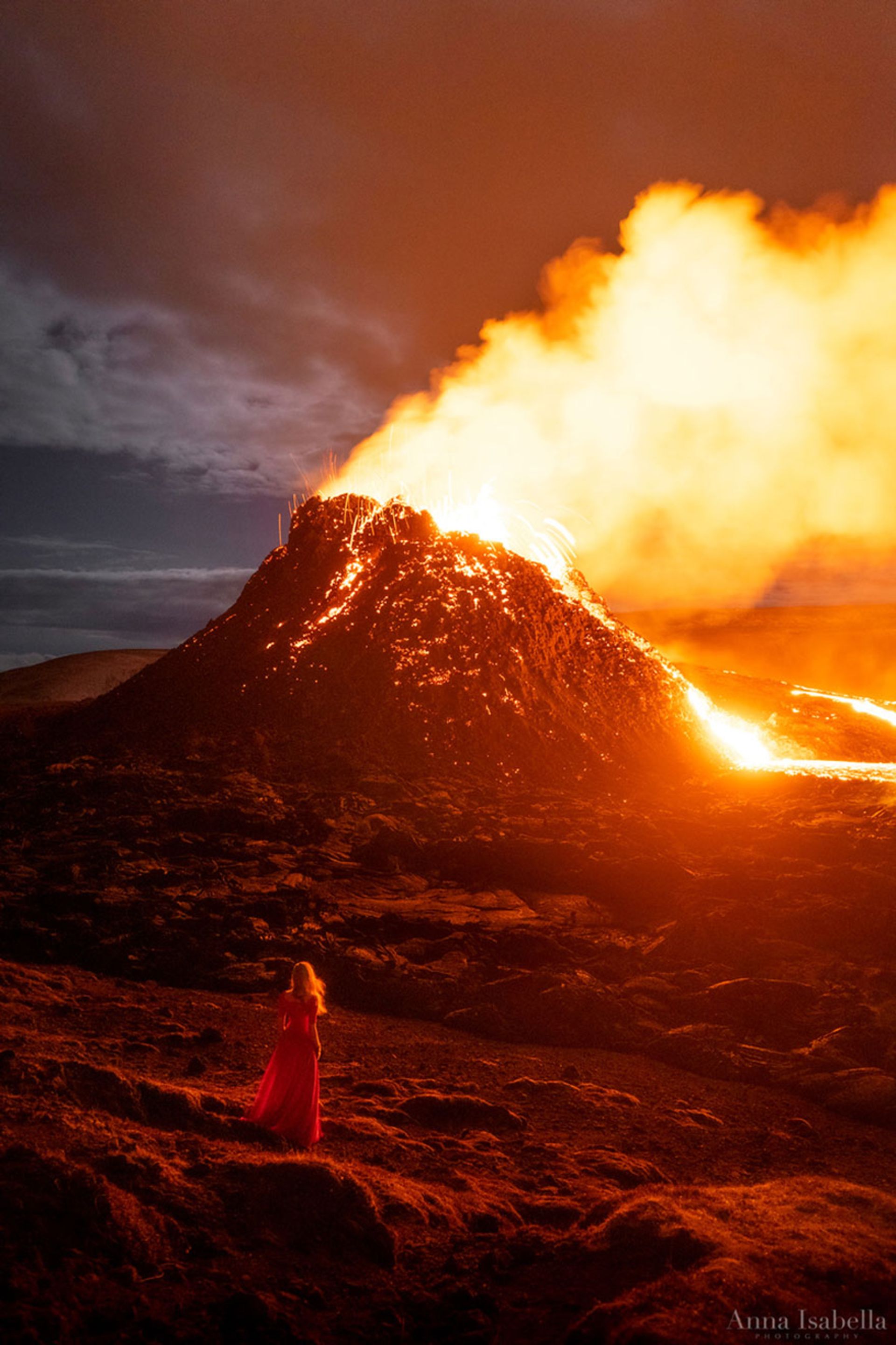 آنا ایزابلا / آتشفشان ایسلند