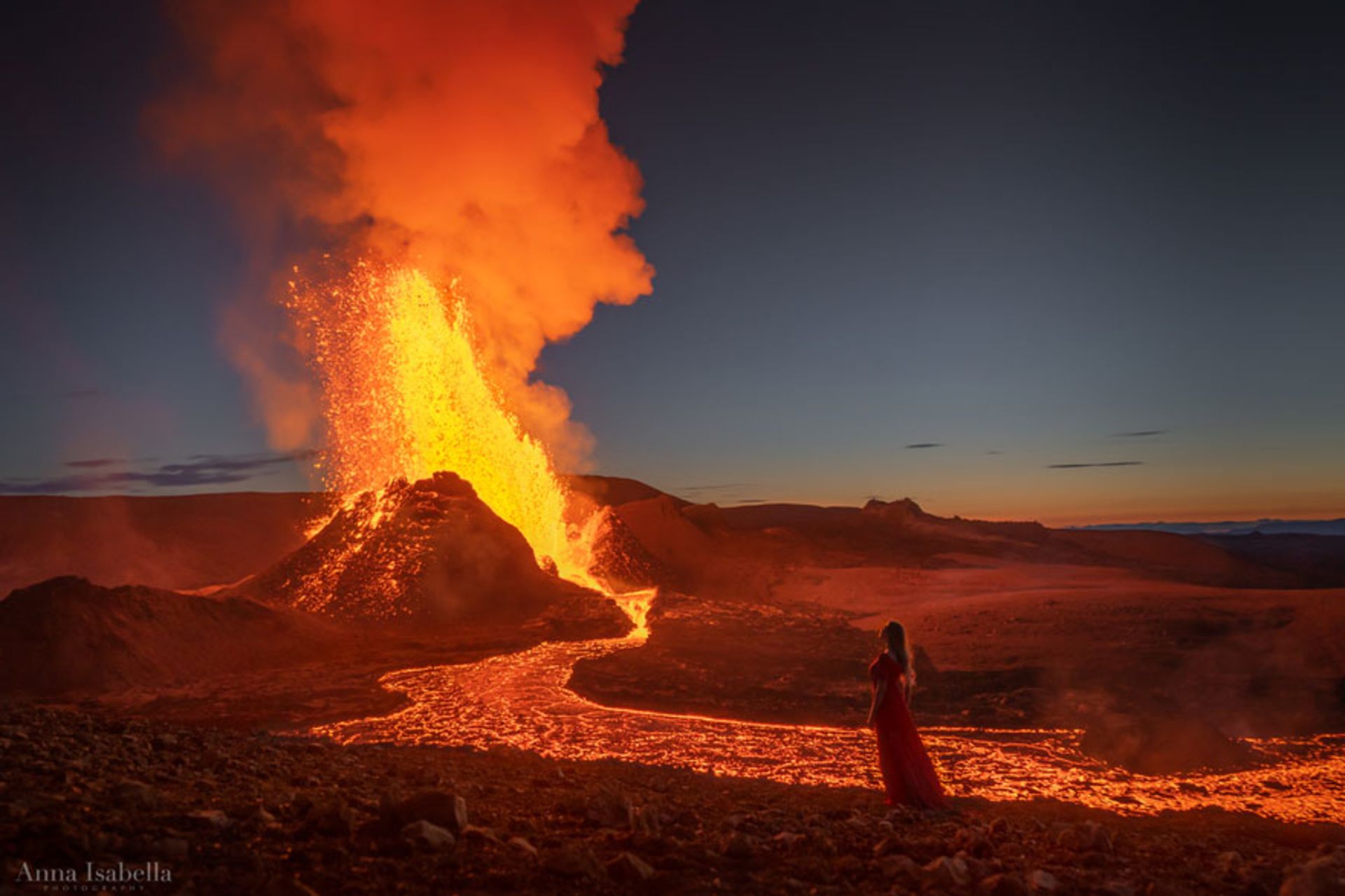 آنا ایزابلا / آتشفشان ایسلند