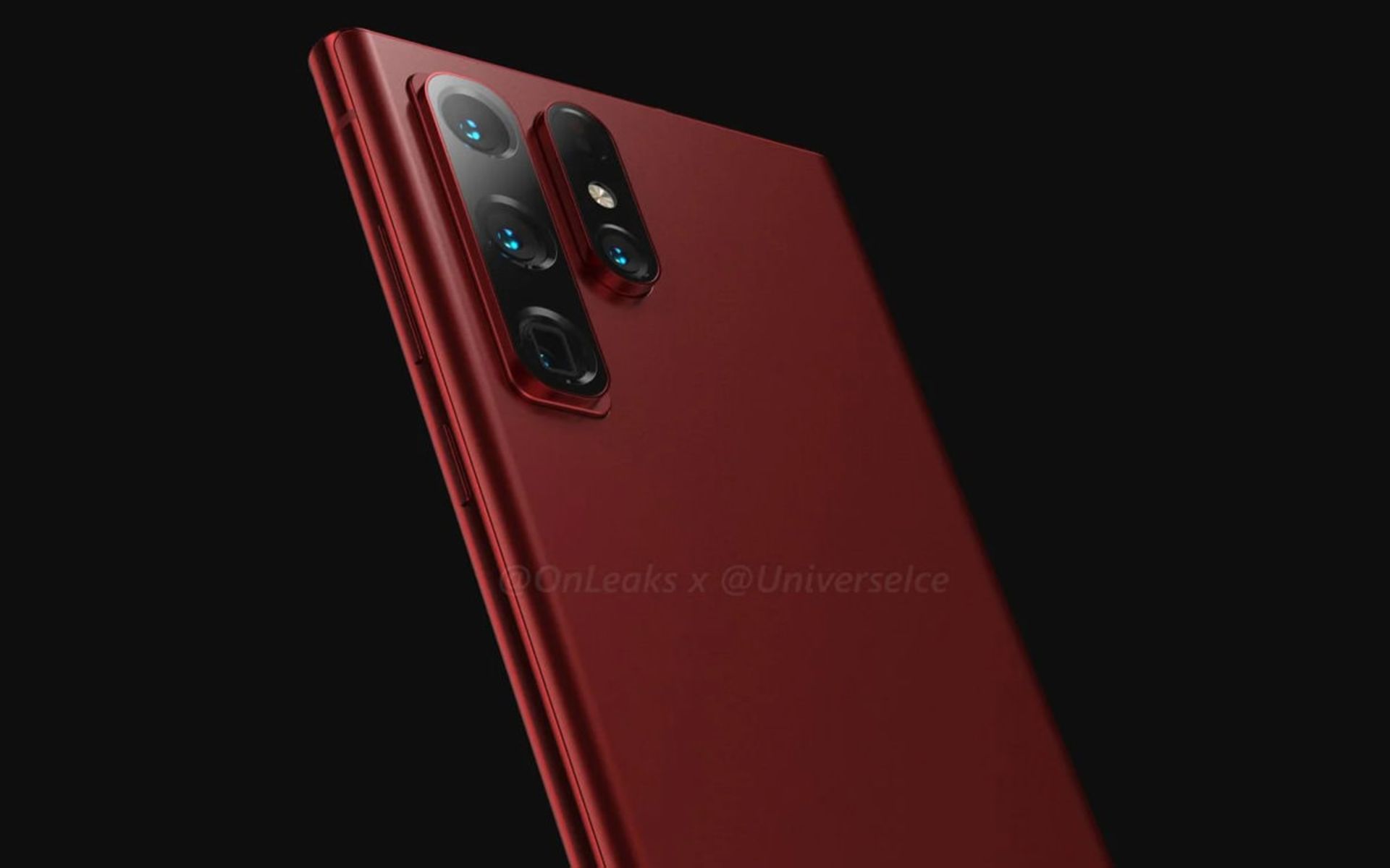 رندر گلکسی اس ۲۲ اولترا با چیدمان دوربین تفاوت