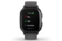 نمای روبرو اسمارت واچ ونو اس کیو گارمین / Garmin Venu Sq زغالی
