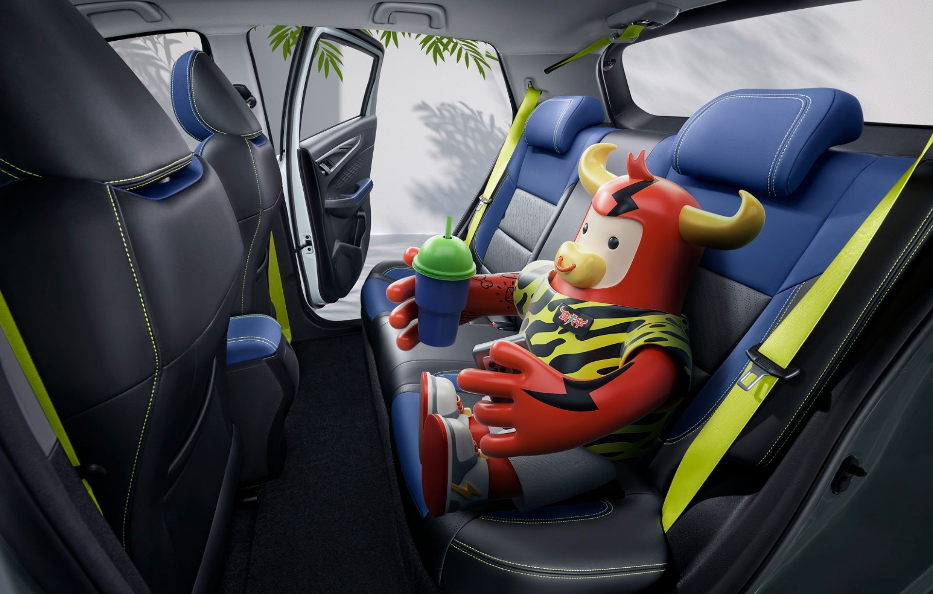 Geely Geometry EX3 نمای صندلی شاسی بلند برقی جیلی ژئومتری 