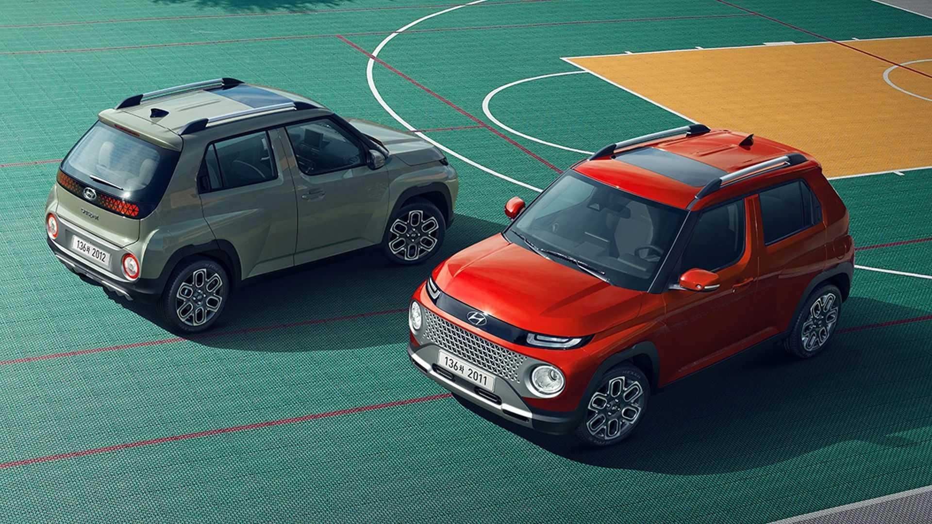 Hyundai Casper / هیوندای کسپر نمای جلو و عقب