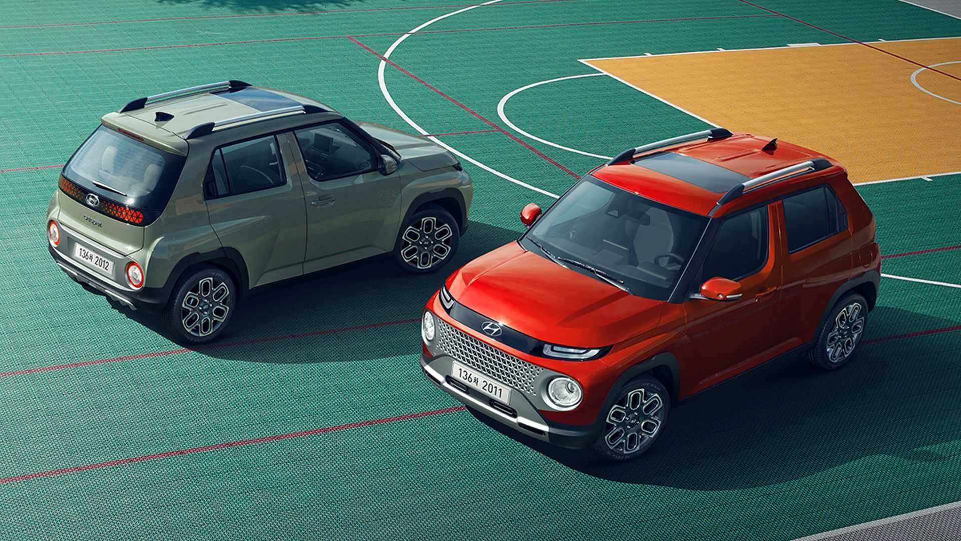 Hyundai Casper / هیوندای کسپر نمای جلو و عقب