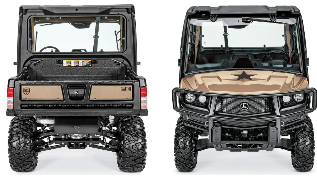نمای جلو و عقب مینی وانت جان دیر گیتور / John Deere Gator