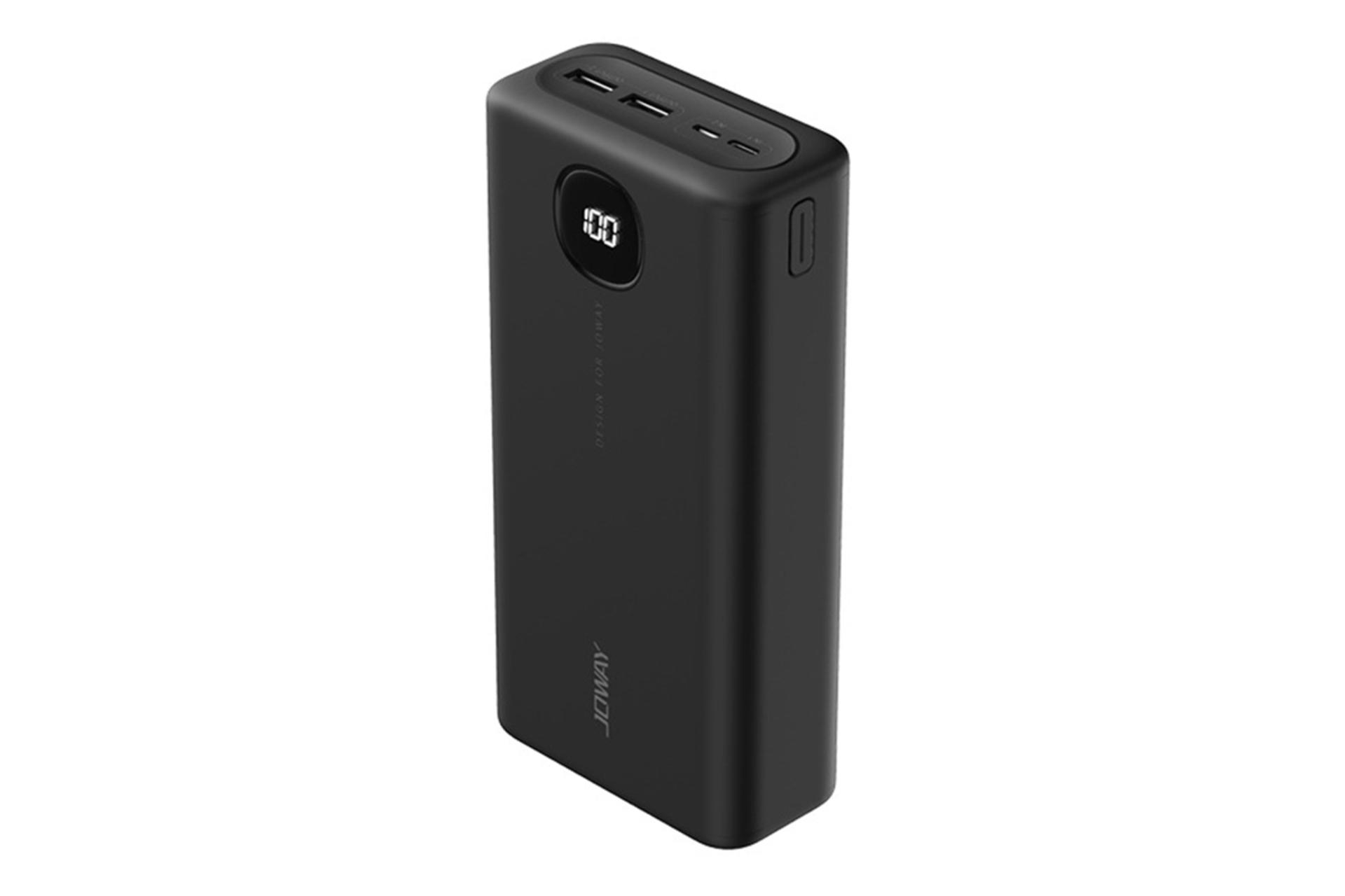 پاور بانک جووی Joway JP253 40000mAh با ظرفیت 40000 میلی‌آمپر ساعت مشکی
