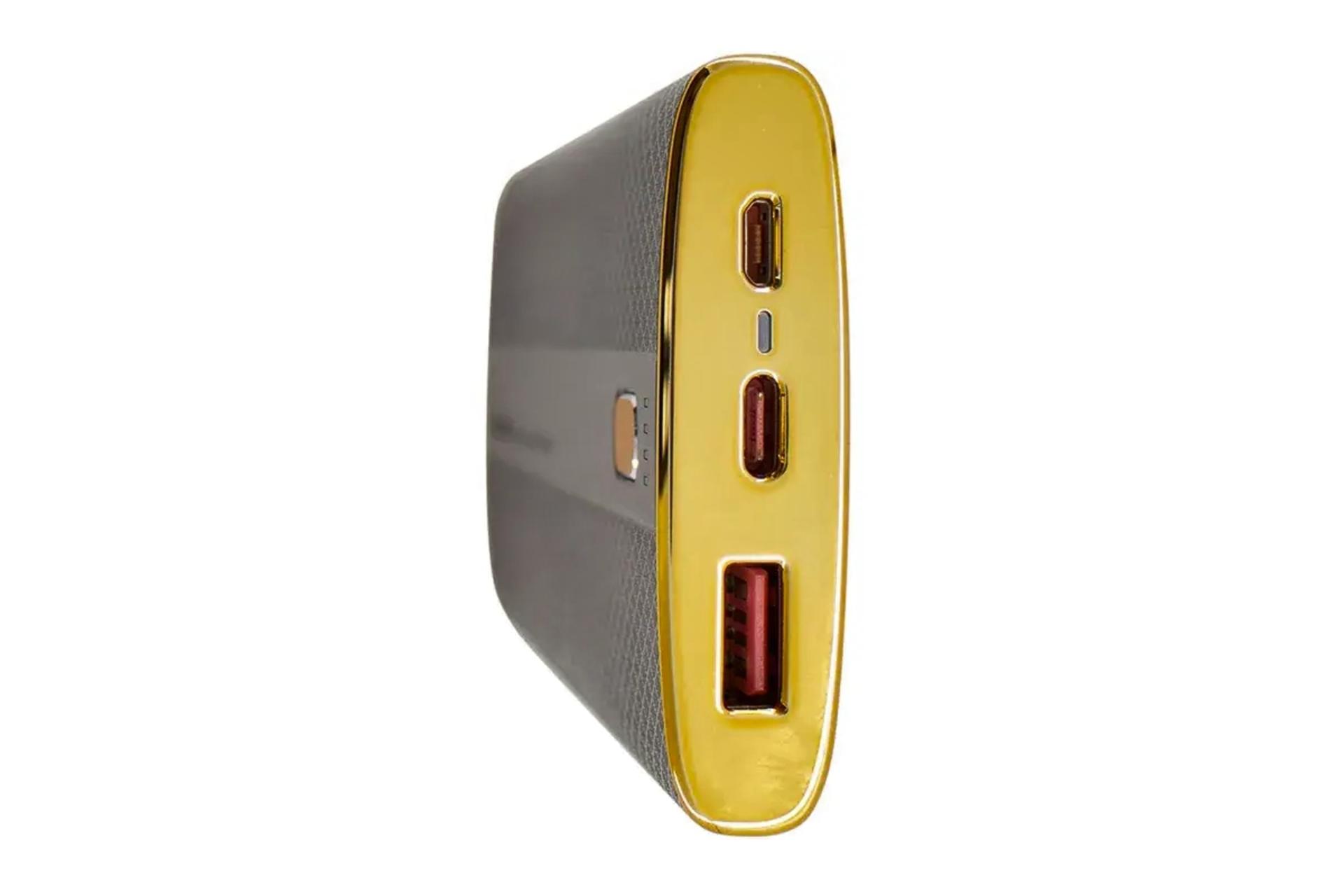 درگاه پاور بانک کینگ استار KingStar KP10036PQ 10000mAh با ظرفیت 10000 میلی‌آمپر ساعت