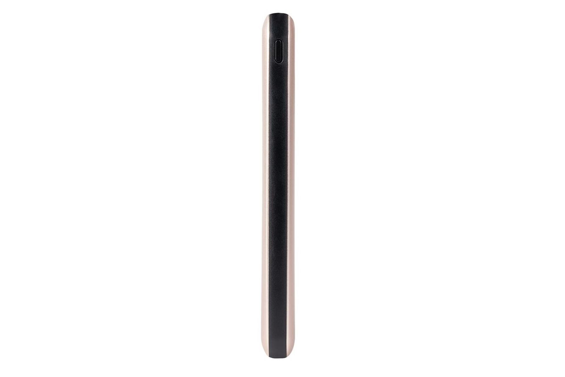 نمای جانبی پاور بانک کینگ استار KingStar KP10046PQ 10000mAh با ظرفیت 10000 میلی‌آمپر ساعت طلایی