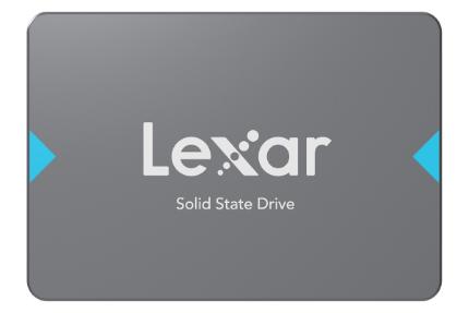 نمای روبرو SSD لکسار Lexar NQ100 SATA 2.5 Inch