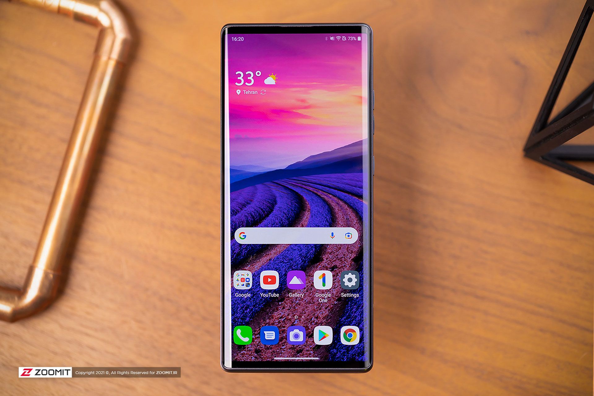 رابط کاربری ال جی وینگ