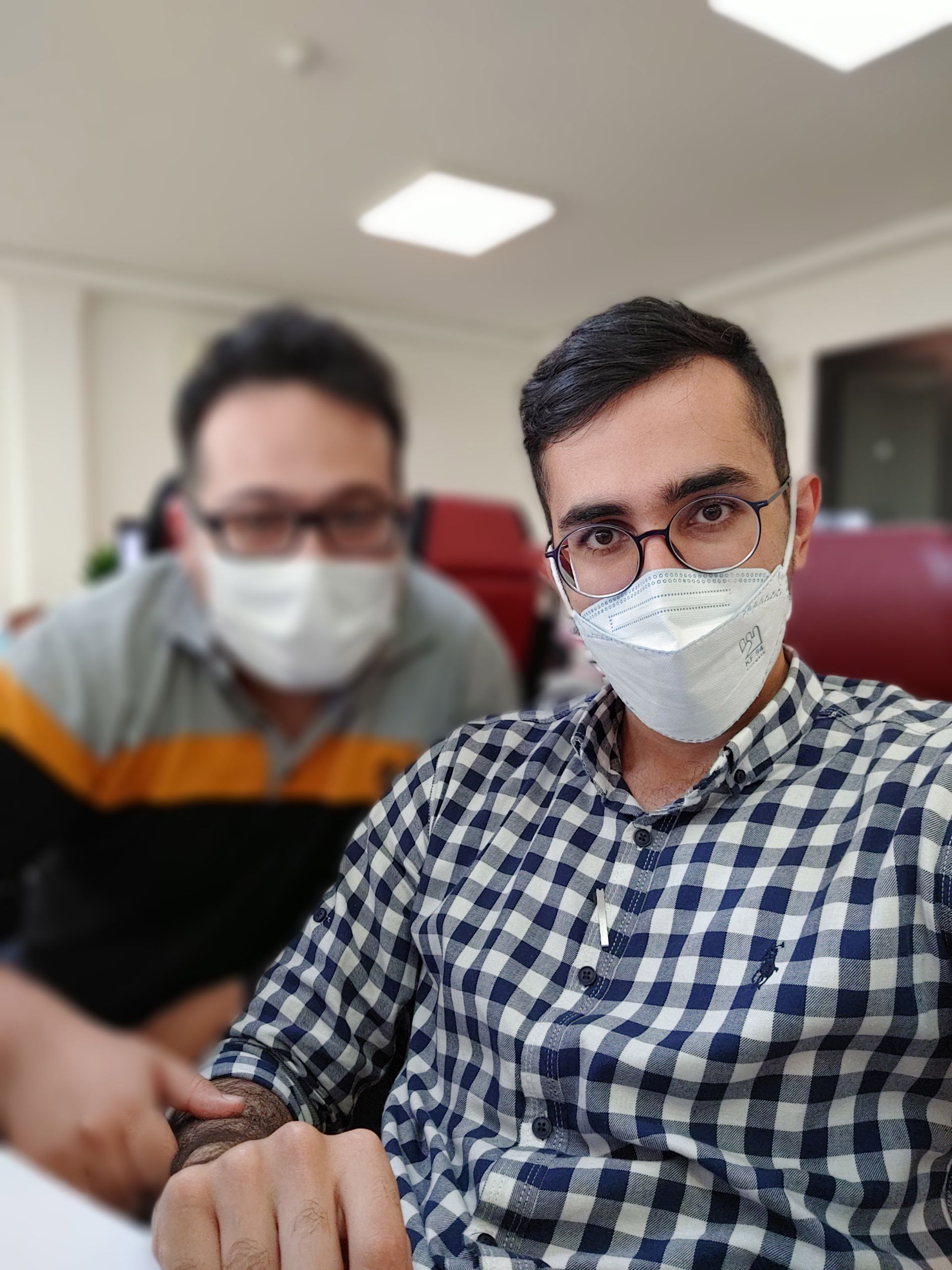 عکس سلفی پرتره دوربین ال جی وینگ