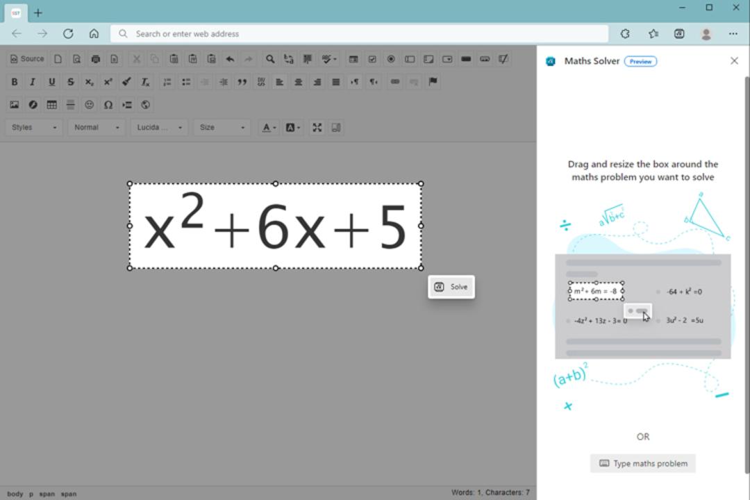هایلایت در math solver اج