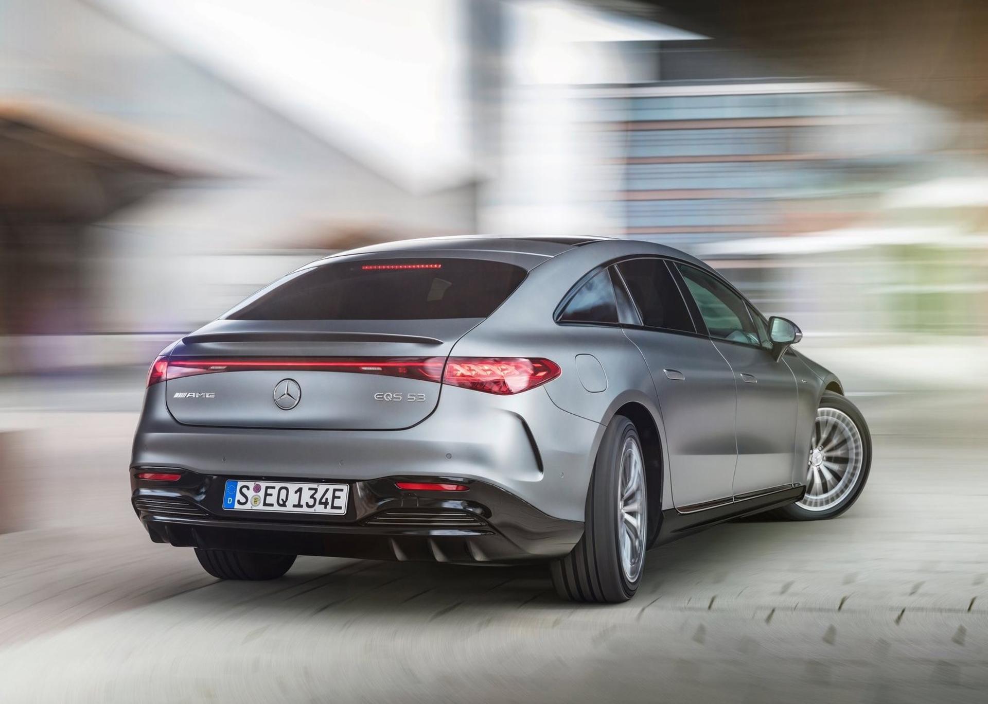 Mercedes AMG EQS 53 نمای پشت مرسدس آام جی برقی