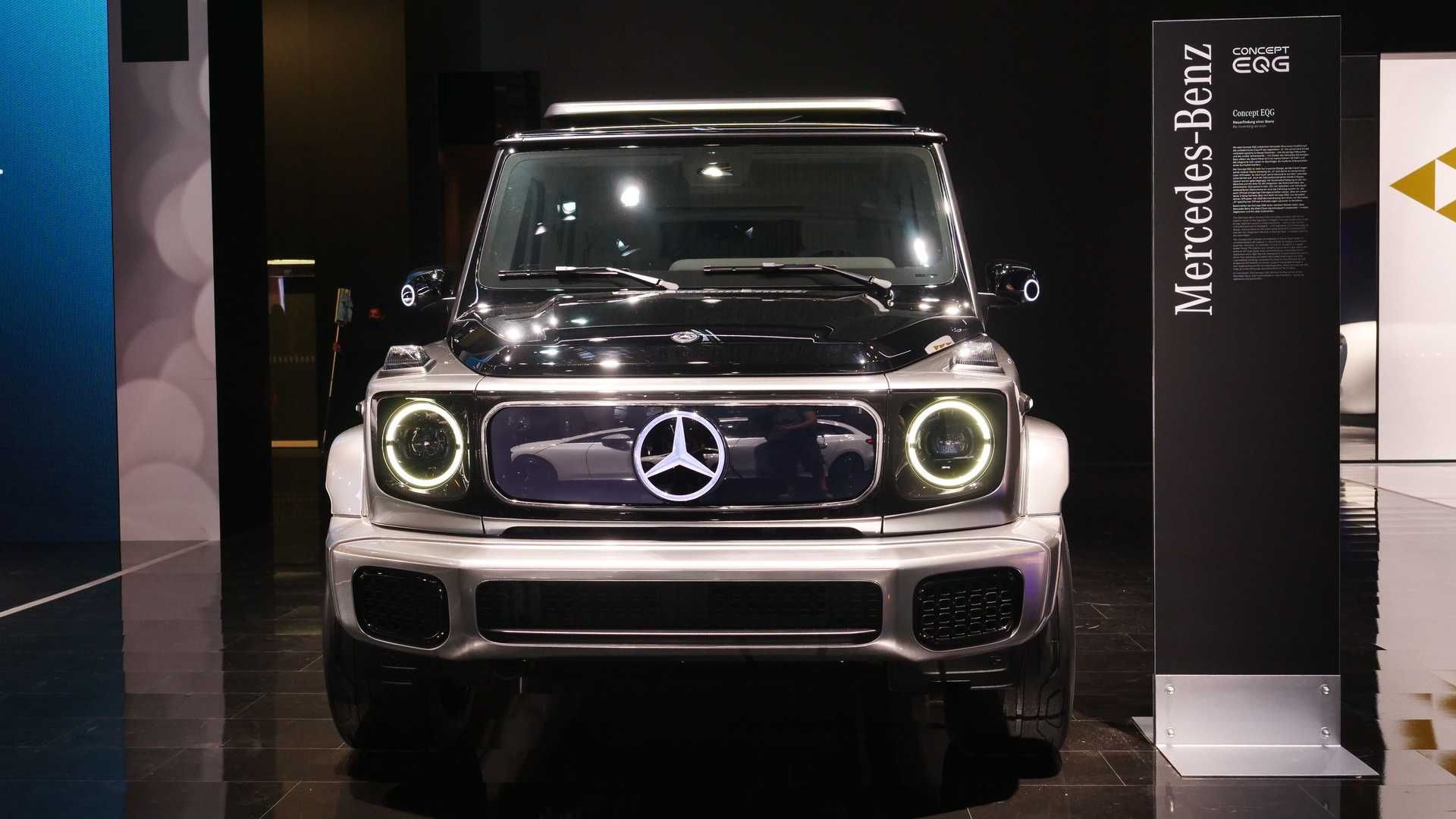 Mercedes EQG Concept / نمای جلو مدل مفهومی مرسدس ای کیو جی
