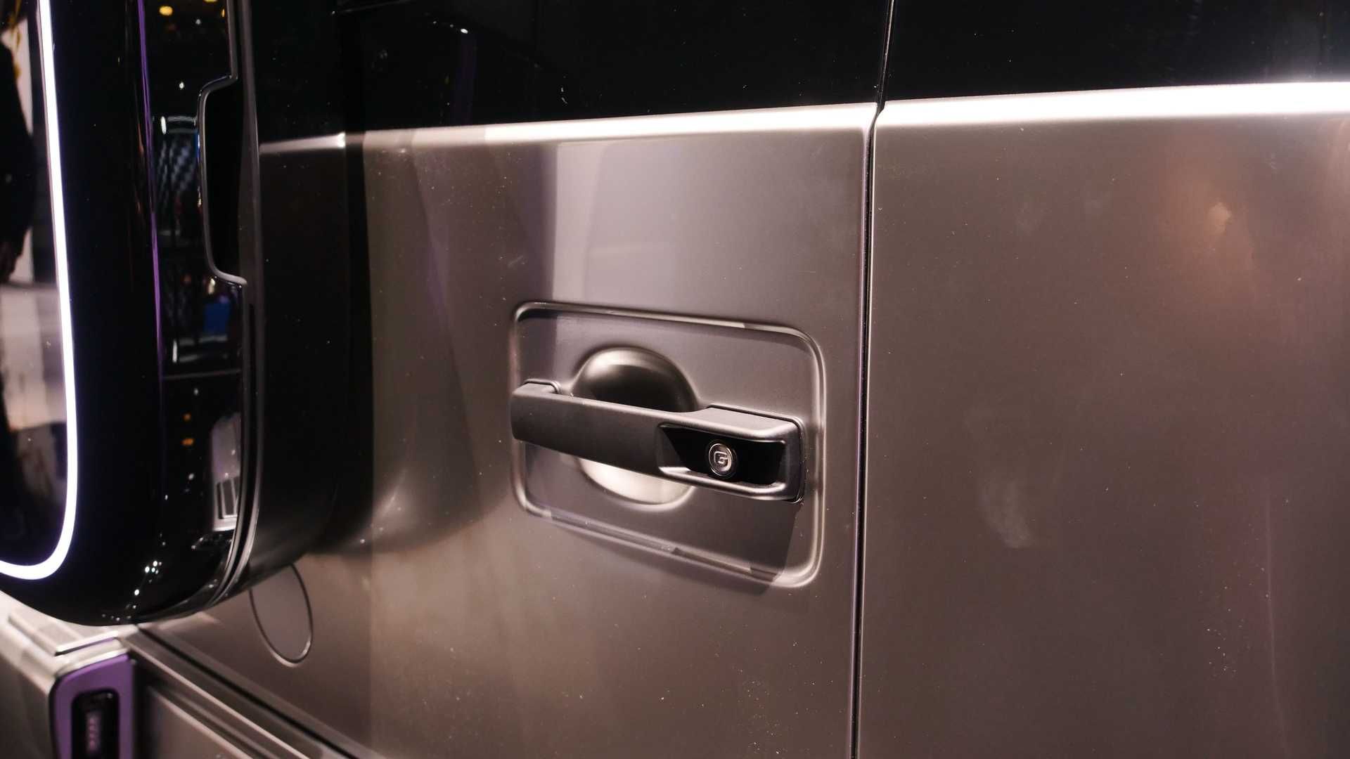 Mercedes EQG Concept / دستگیره درها در مدل مفهومی مرسدس ای کیو جی