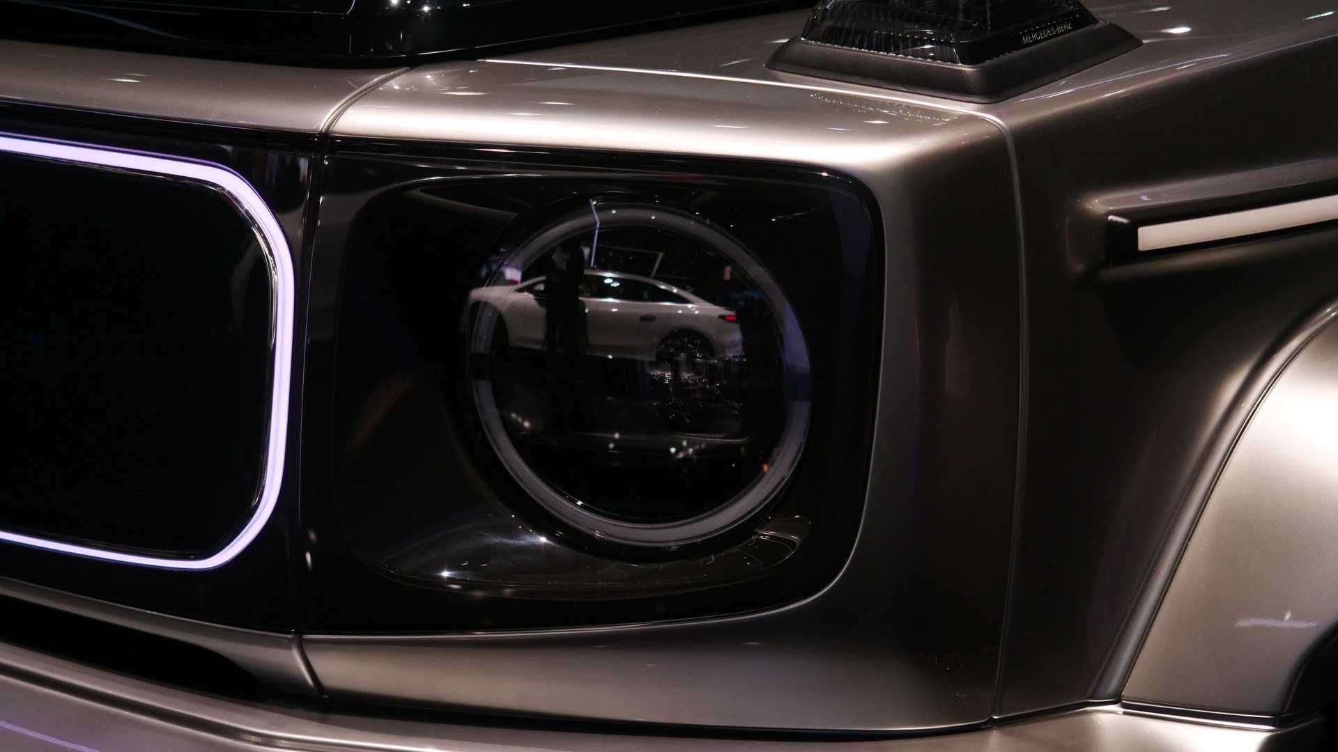 Mercedes EQG Concept / چراغه جلو مدل مفهومی مرسدس ای کیو جی