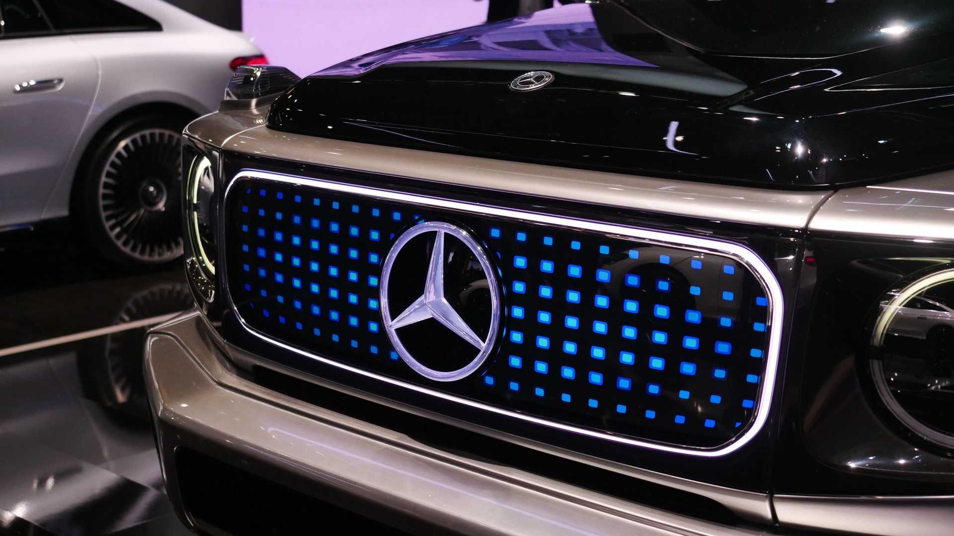 Mercedes EQG Concept / نمای جلوپنجره مدل مفهومی مرسدس ای کیو جی
