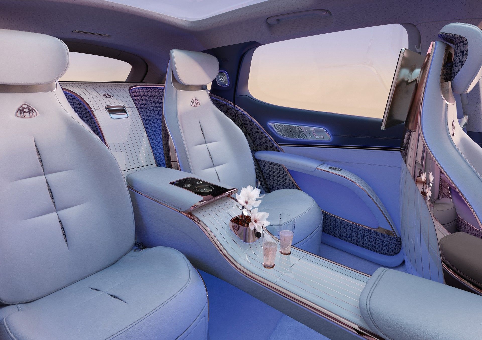 صندلی‌های عقب طرح مفهومی EQS میباخ / Maybach EQS Concept