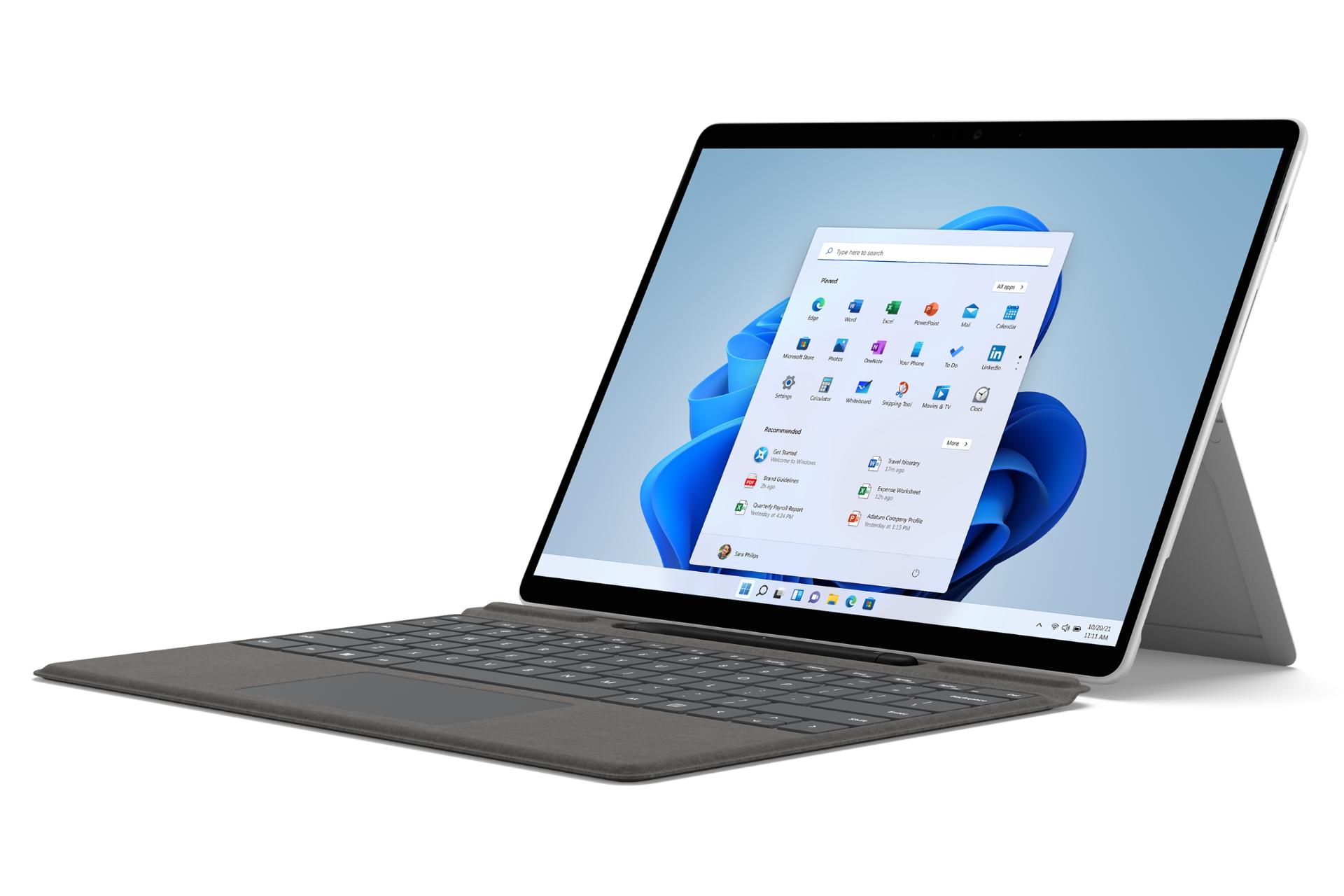 سرفیس پرو ایکس مایکروسافت / Microsoft Surface Pro X نقره ای