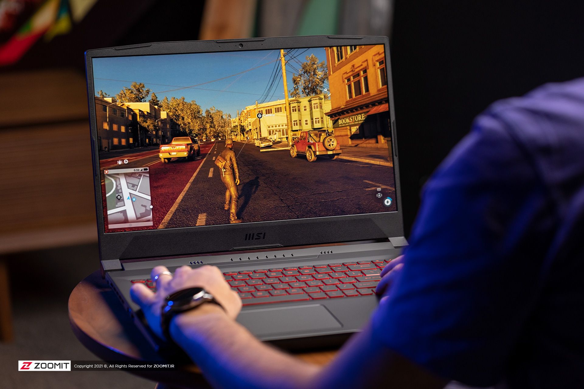 بازی با لپ تاپ MSI Katana GF66 11UE