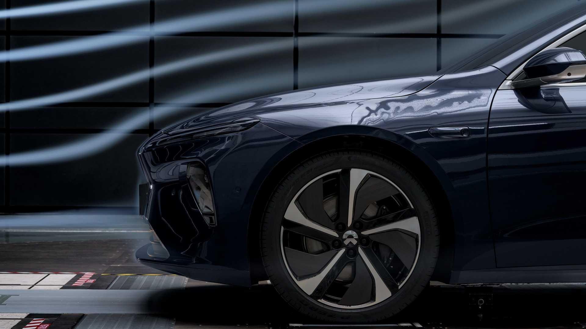NIO ET7 / نیو ای تی ۷ در آزمایش آیرودینامیک تونل باد