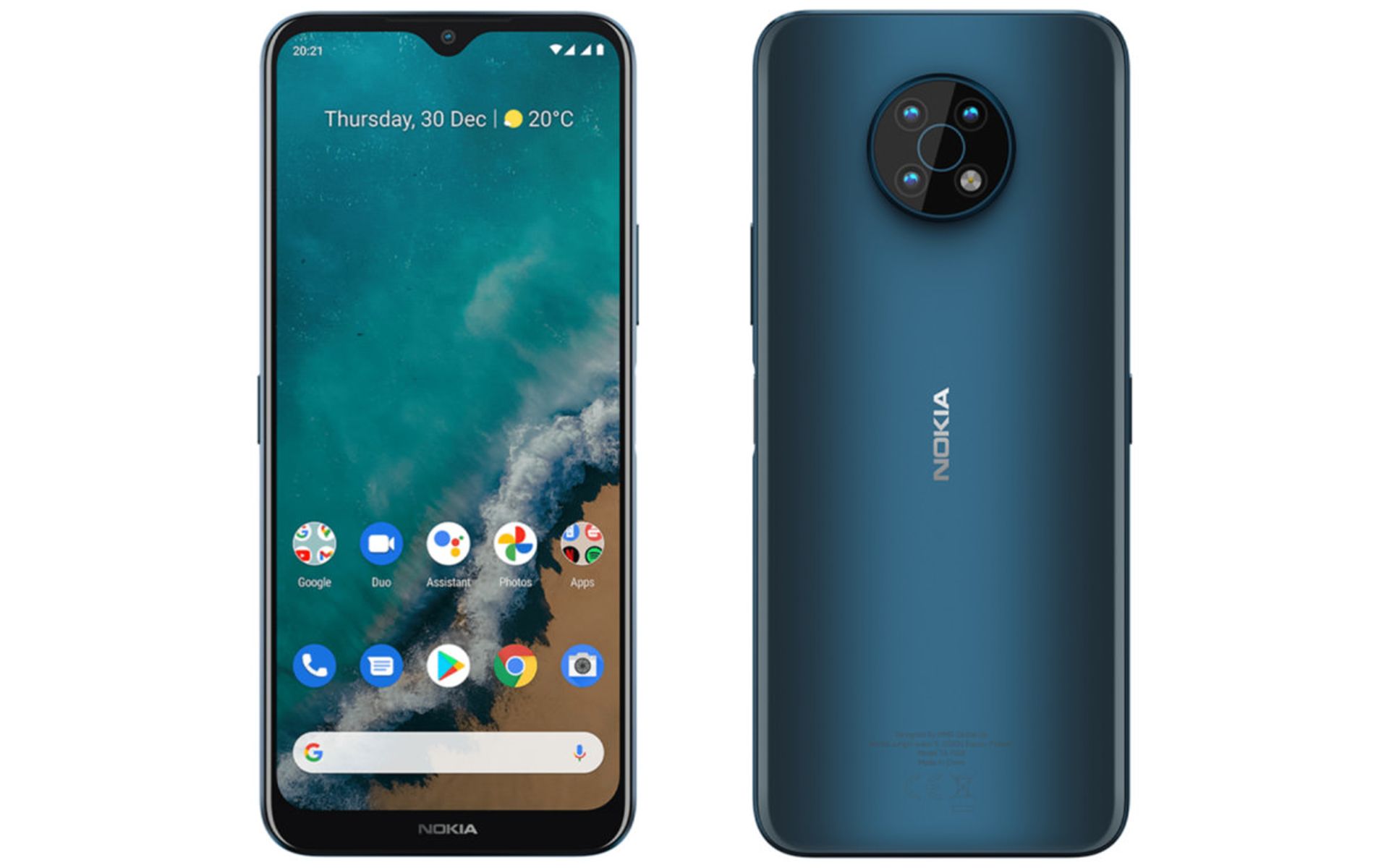 نوکیا G50 5G در رنگ آبی