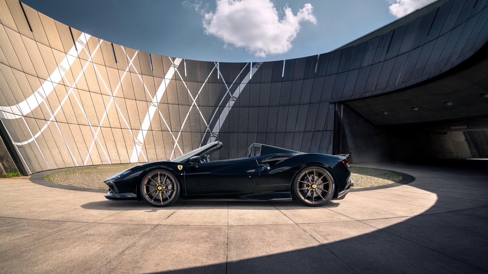 نمای جانبی فراری اف 8 اسپایدر نوویتک / Novitec Ferrari F8 Spider