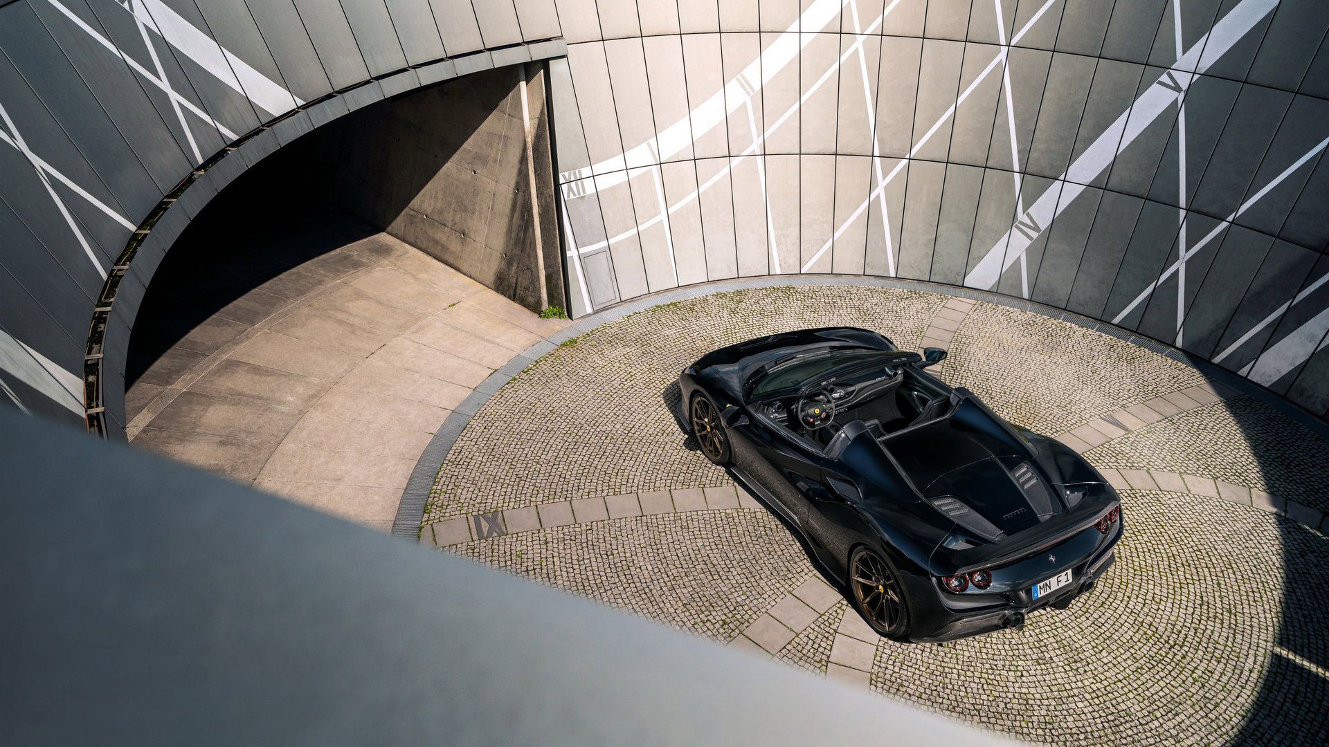 نمای بالا فراری اف 8 اسپایدر نوویتک / Novitec Ferrari F8 Spider