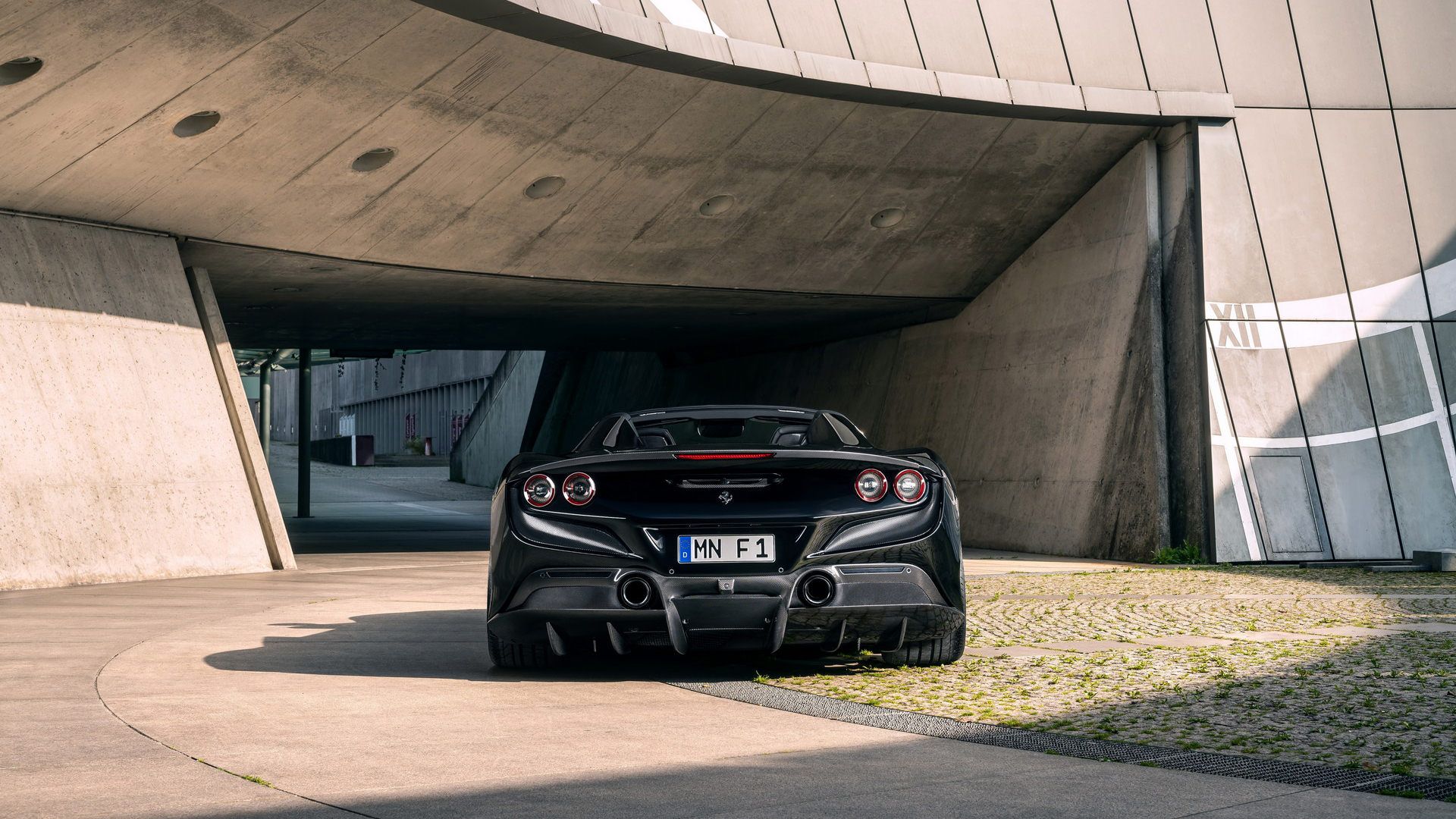 نمای عقب فراری اف 8 اسپایدر نوویتک / Novitec Ferrari F8 Spider