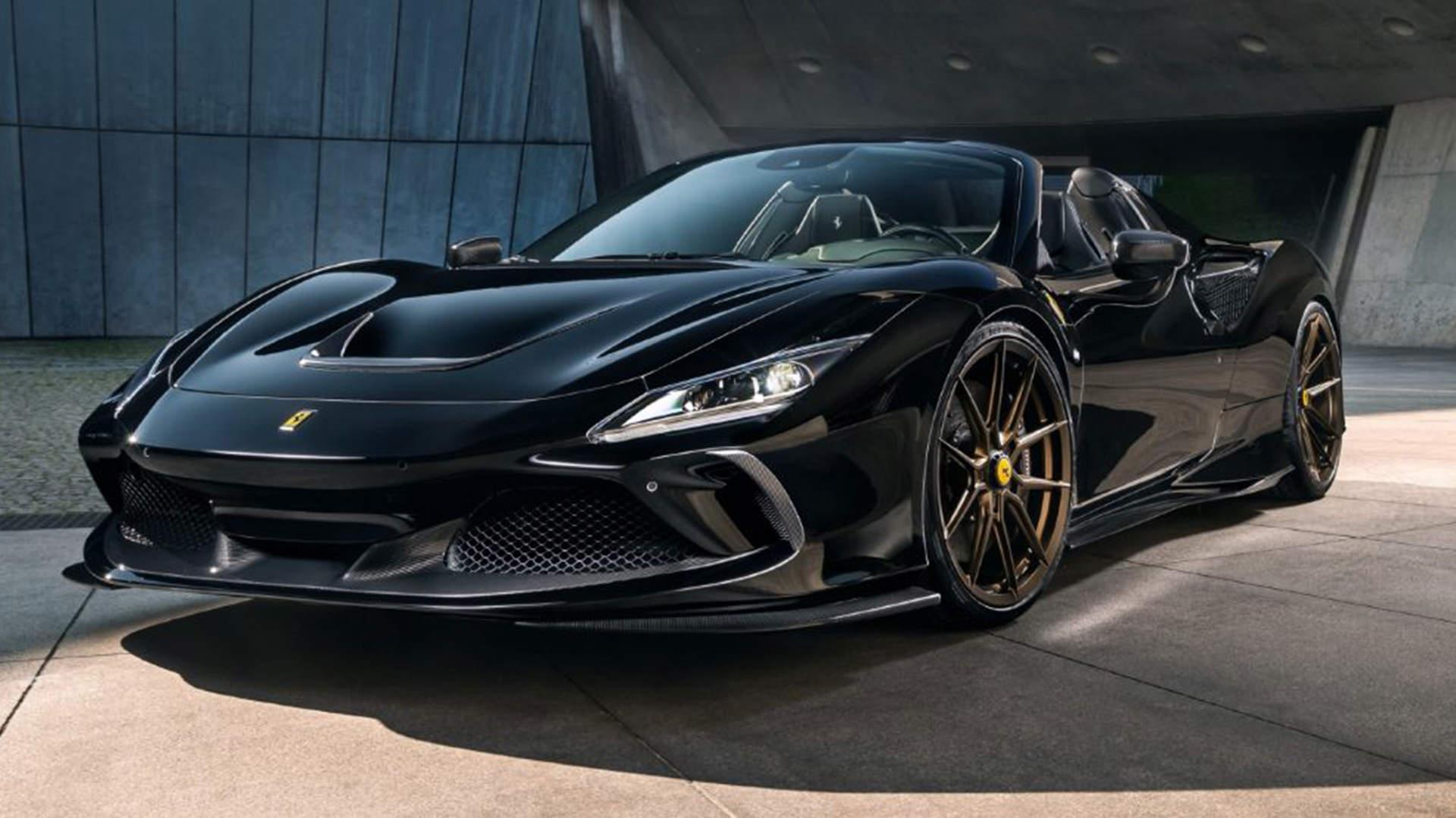 نمای سه چهارم فراری اف 8 اسپایدر نوویتک / Novitec Ferrari F8 Spider