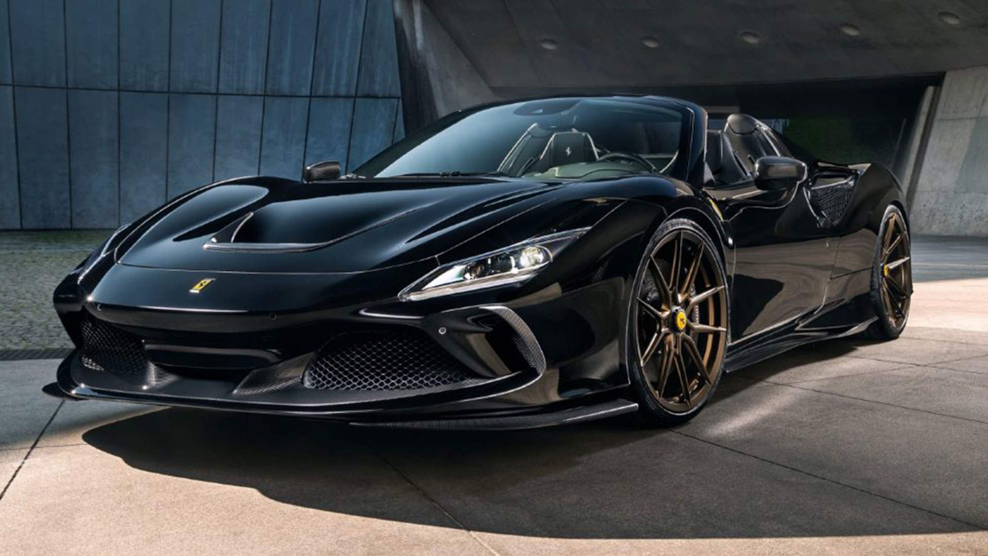 نمای سه چهارم فراری اف 8 اسپایدر نوویتک / Novitec Ferrari F8 Spider