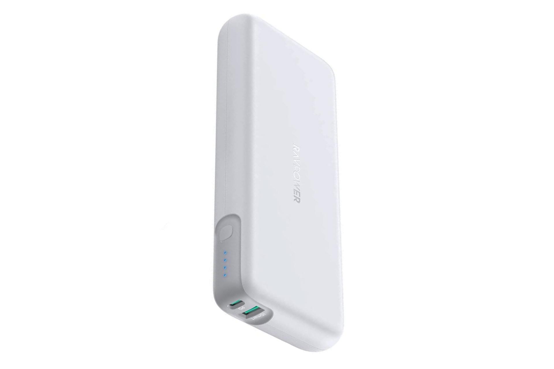 پاور بانک راوپاور RAVPower RP-PB201 20000mAh با ظرفیت 20000 میلی‌آمپر ساعت سفید