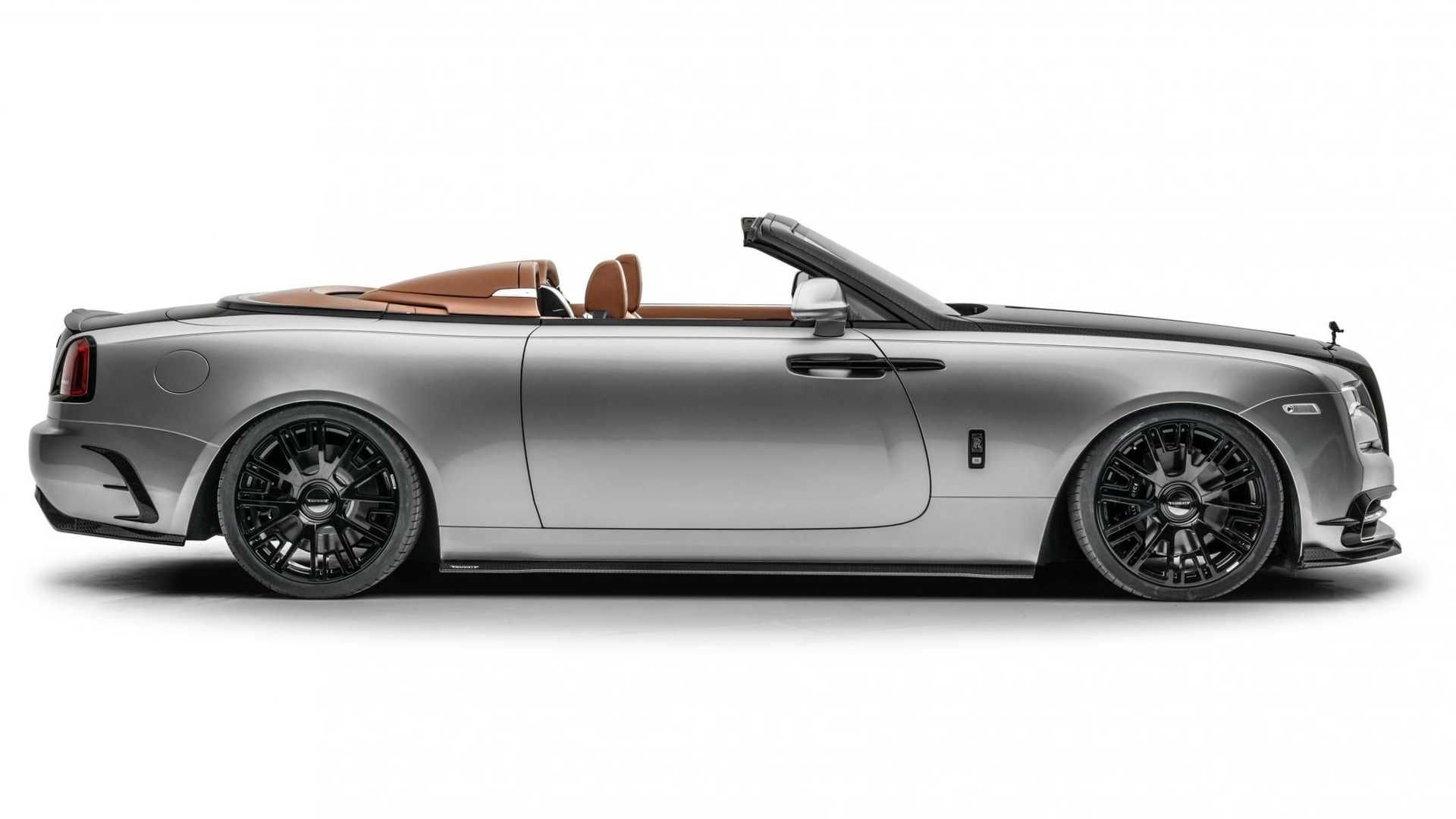 Rolls-Royce Dawn Silver Bullet Mansory نمای جانبی رولزرویس داون سیلور بولت