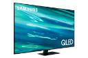 نمای نیمرخ چپ تلویزیون QLED سامسونگ Q80A