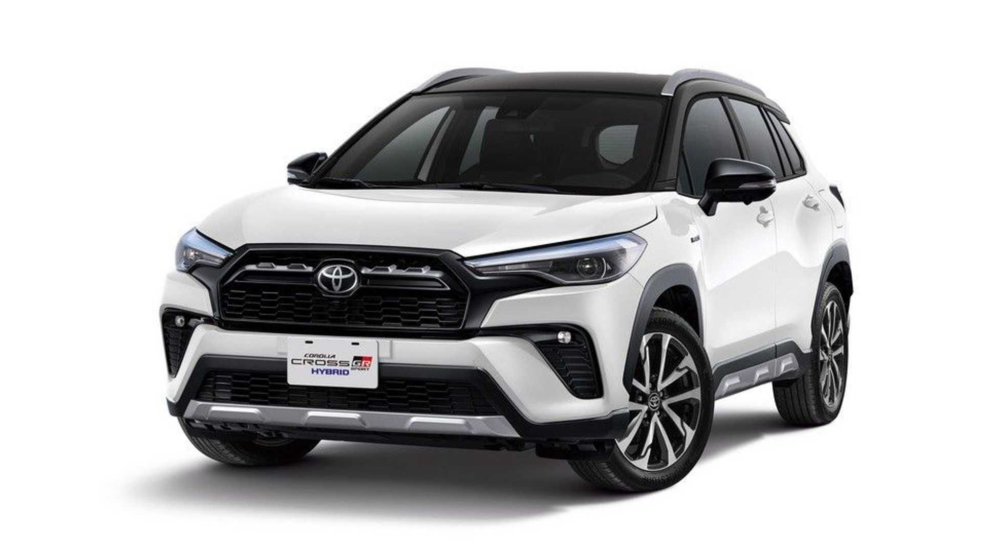 TOYOTA corolla cross  نمای جلو تویوتا کرولا کراس GR