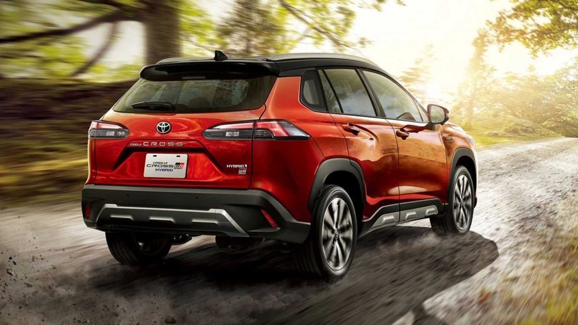 TOYOTA corolla cross  نمای عقب تویوتا کرولا کراس GR