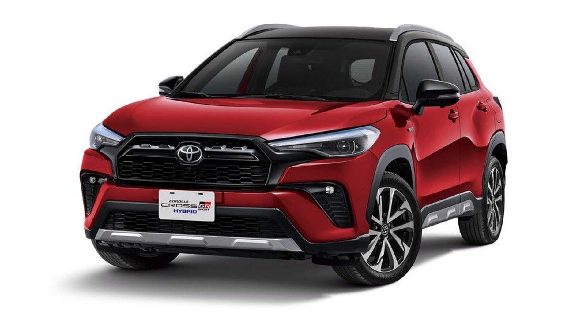 TOYOTA corolla cross  نمای اصلی تویوتا کرولا کراس GR