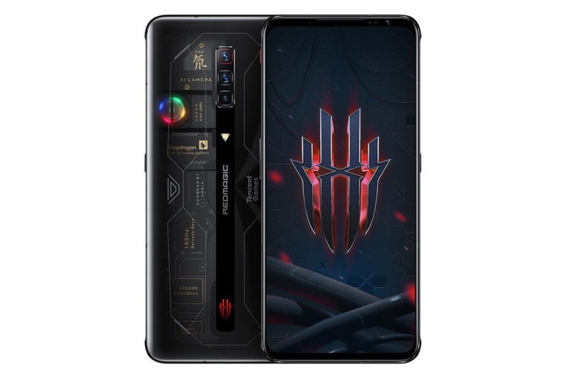 گوشی موبایل نوبیا رد مجیک 6s زد تی ای / ZTE nubia Red Magic 6s شفاف
