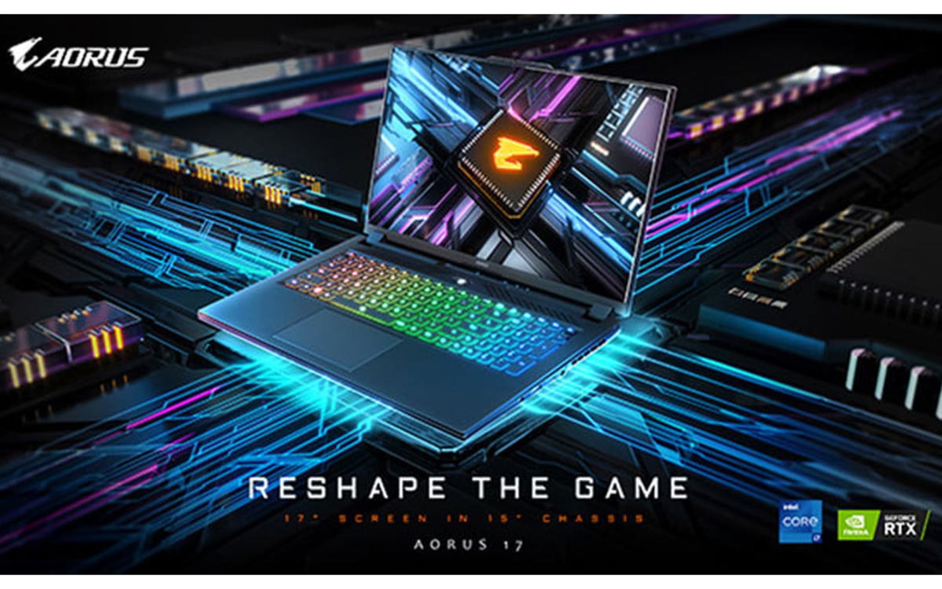 لپ‌تاپ aorus 17 گیگابایت