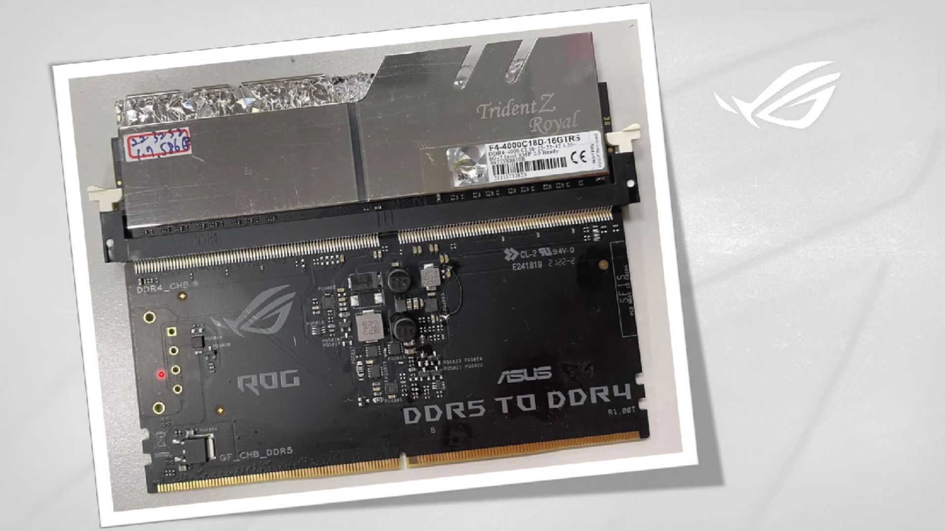 مبدل DDR5 ایسوس