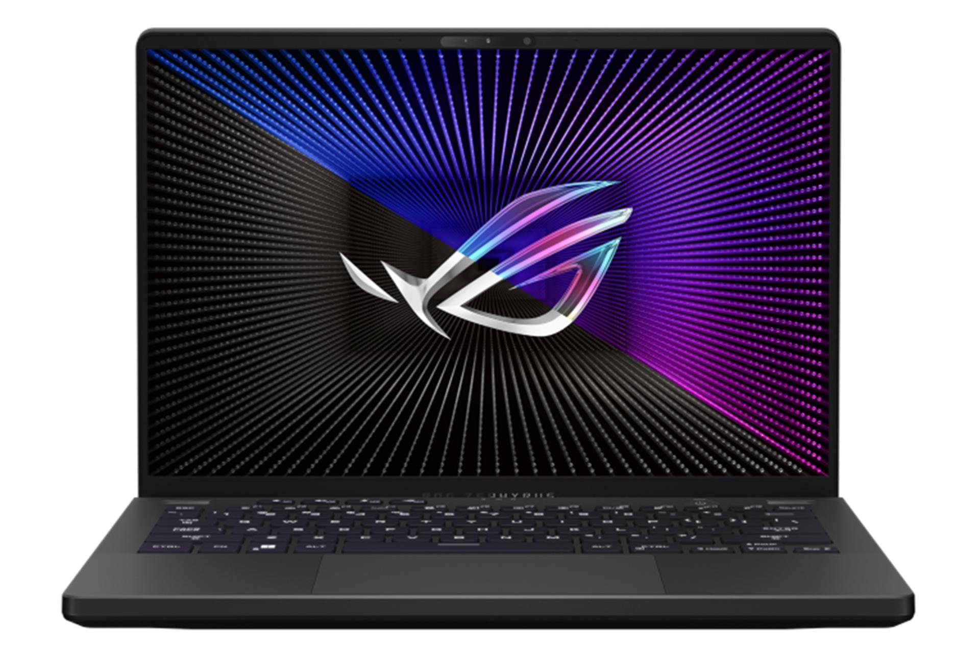 نمای جلو لپ تاپ ایسوس ROG Zephyrus G14 رنگ مشکی