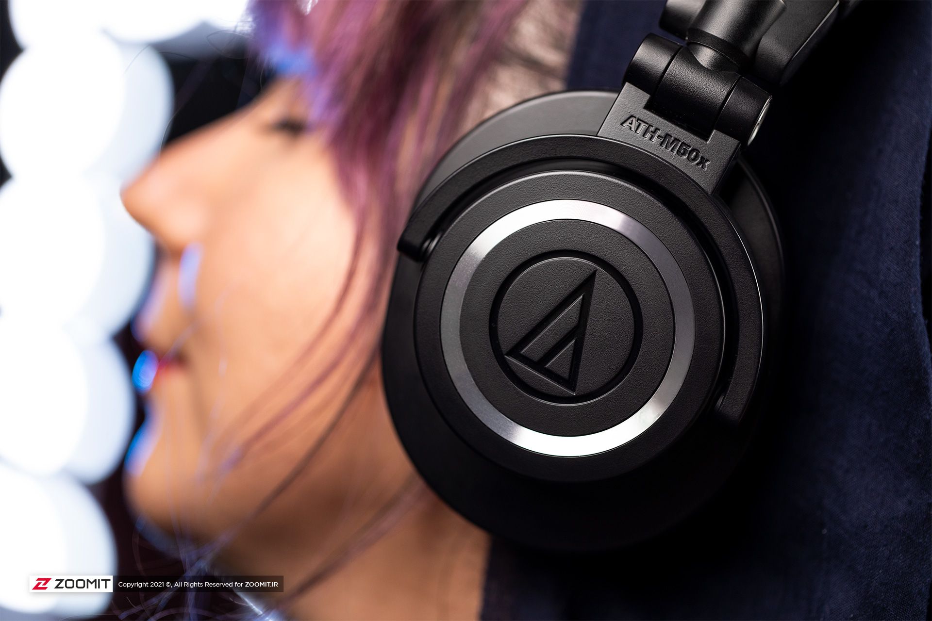طراحی هدفون Audio Technica ATH M50X