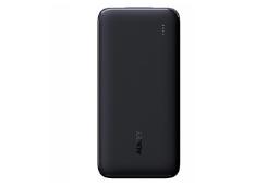 نمای روبرو پاور بانک آکی PB-N73 با ظرفیت 10000 میلی‌آمپر ساعت