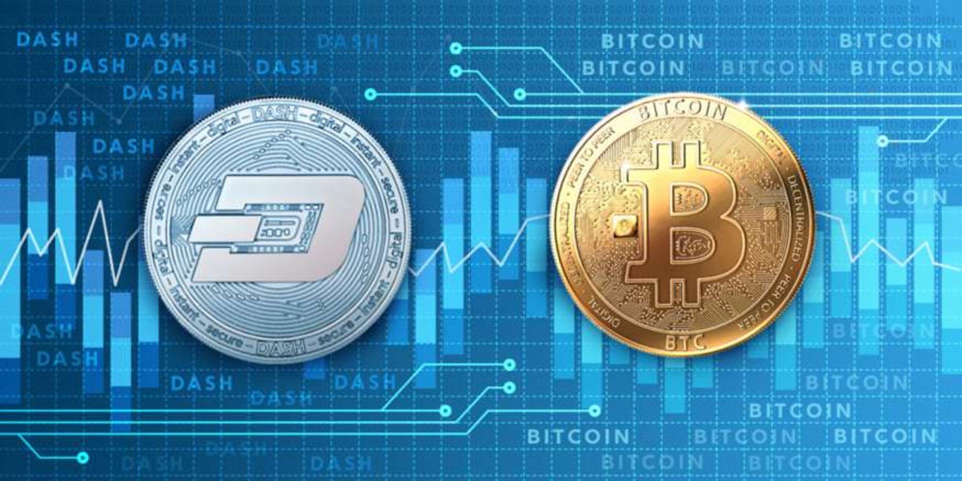 مقایسه ارز دیجیتا دش با بیت کوین /Dash Coin Vs Bitcoin