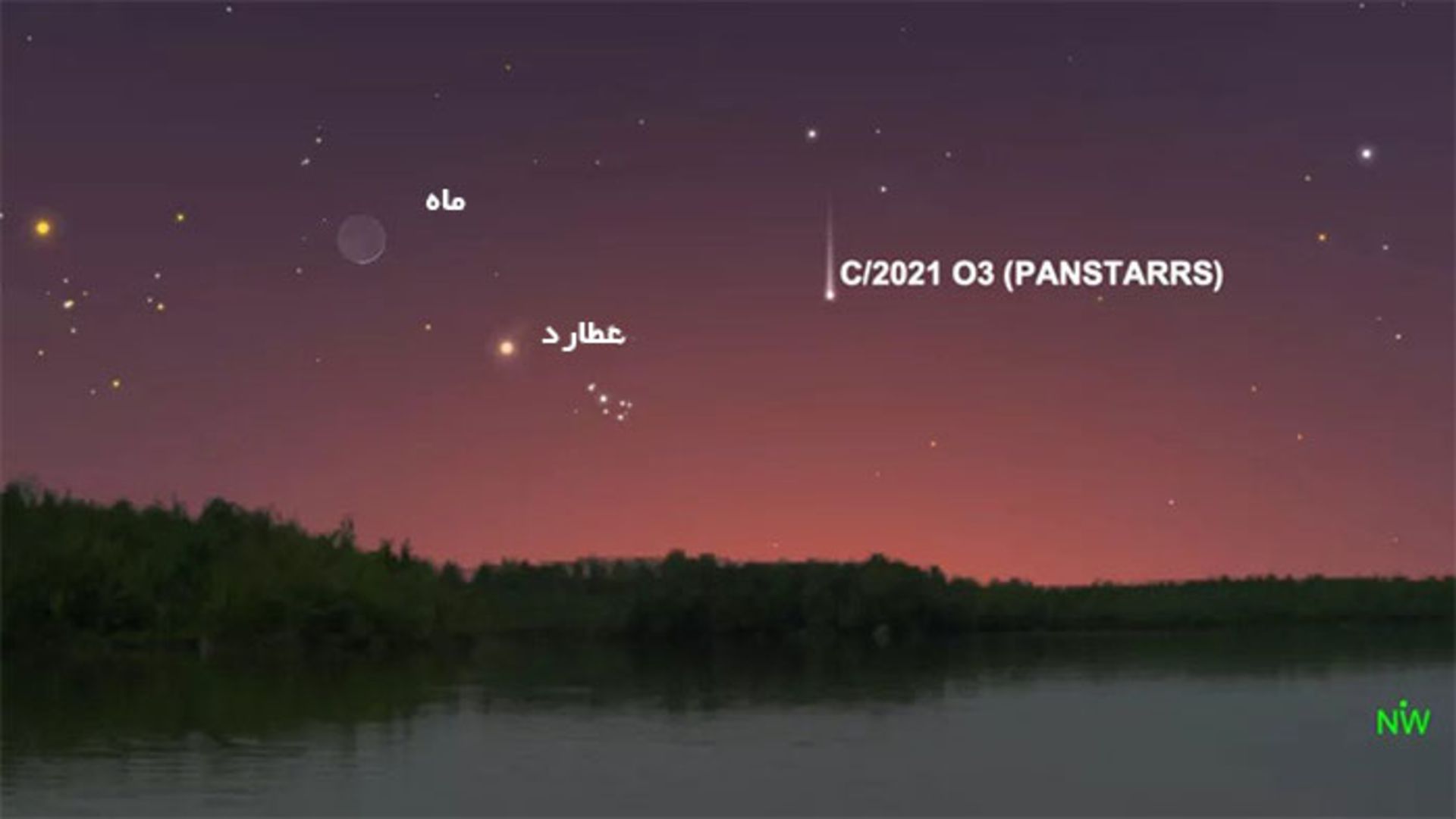 رصد دنباله دار