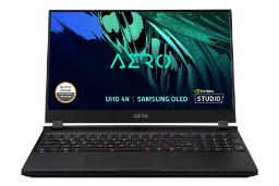 نمای جلو لپ تاپ گیگابایت AERO 15 OLED XD