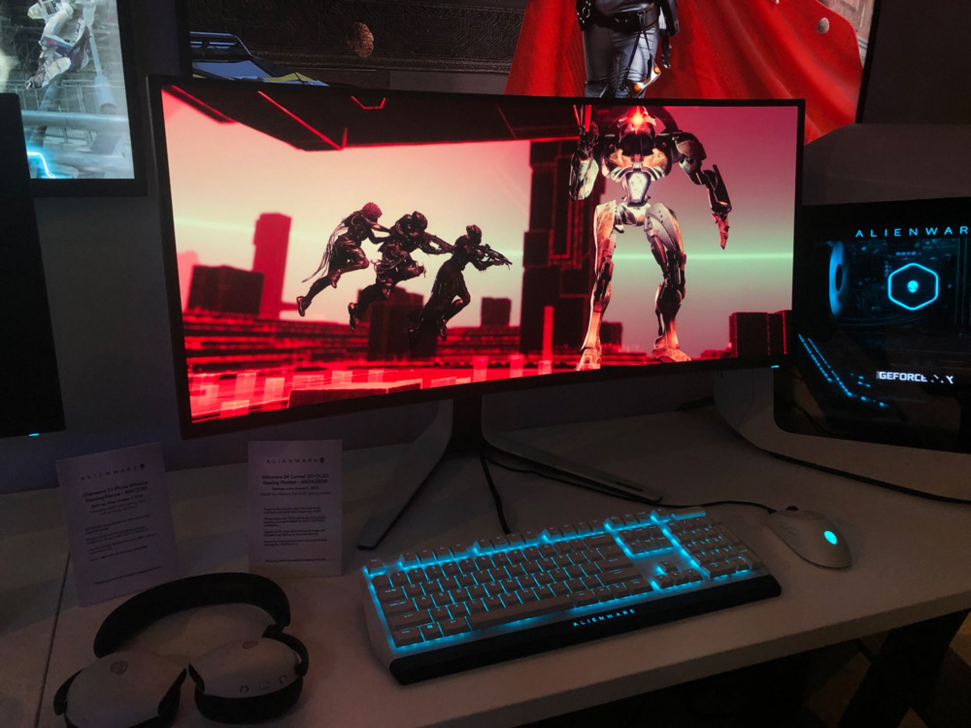 مانیتور Alienware AW3423DW با پنل QD-OLED