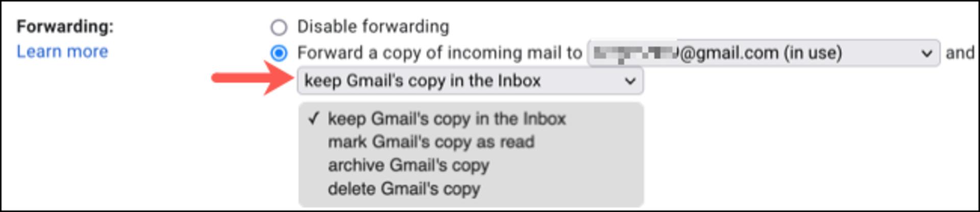 بازارسال خودکار پیام‌های Gmail به یک حساب جیمیل دیگر