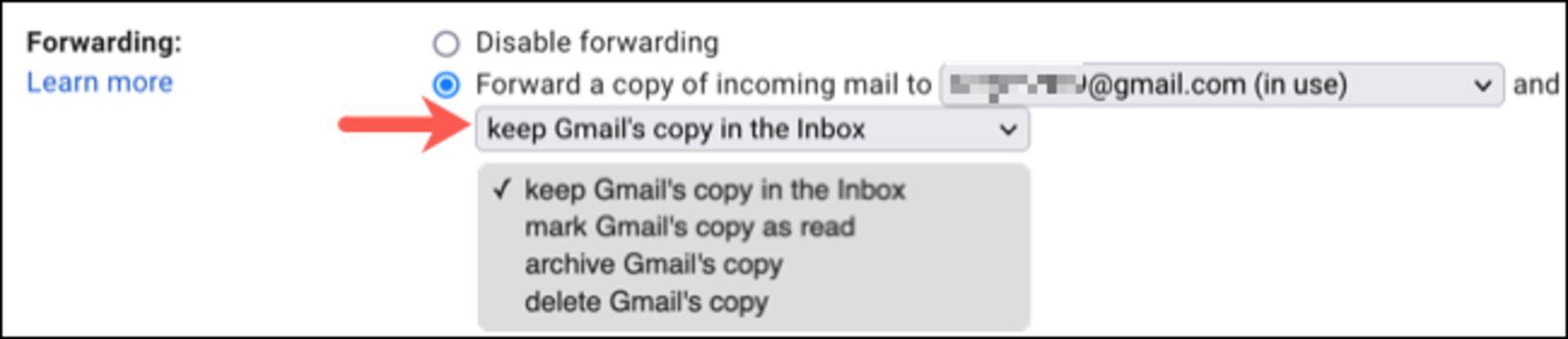 بازارسال خودکار پیام‌های Gmail به یک حساب جیمیل دیگر