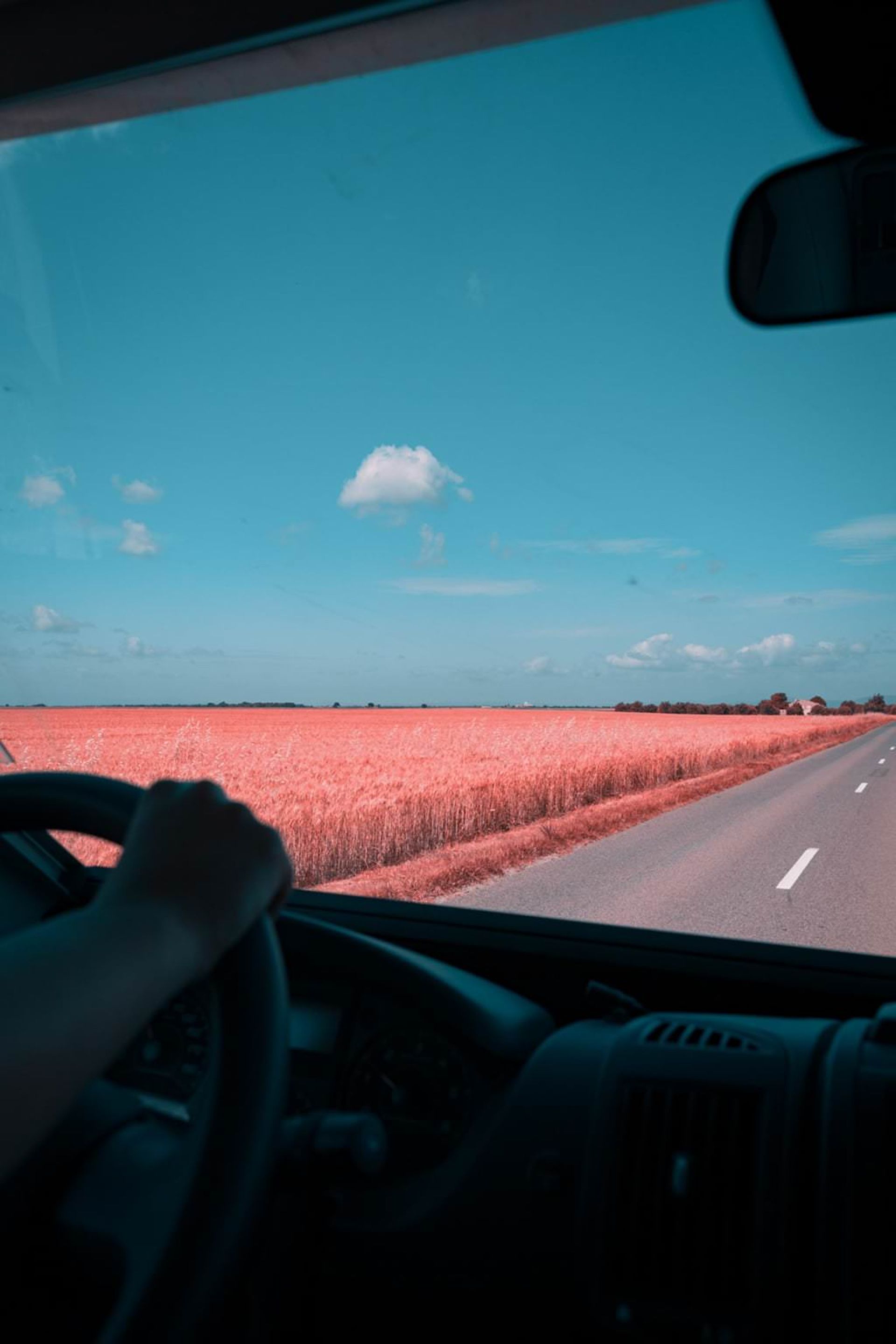 مناظر فرانسه- سفر ماشینی در جاده فرانسه