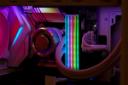 klevv Cras XR RGB ظرفیت 32 گیگابایت (2x16) از نوع DDR4-4000 نمای جانبی2